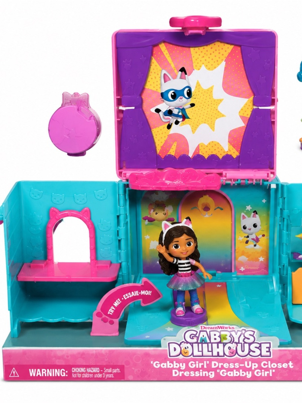 DreamWorks Gabby Girl Dress-Up Closet Playset - Pink & Teal